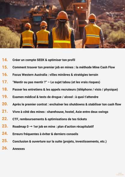 Guide - Mine Cash Flow