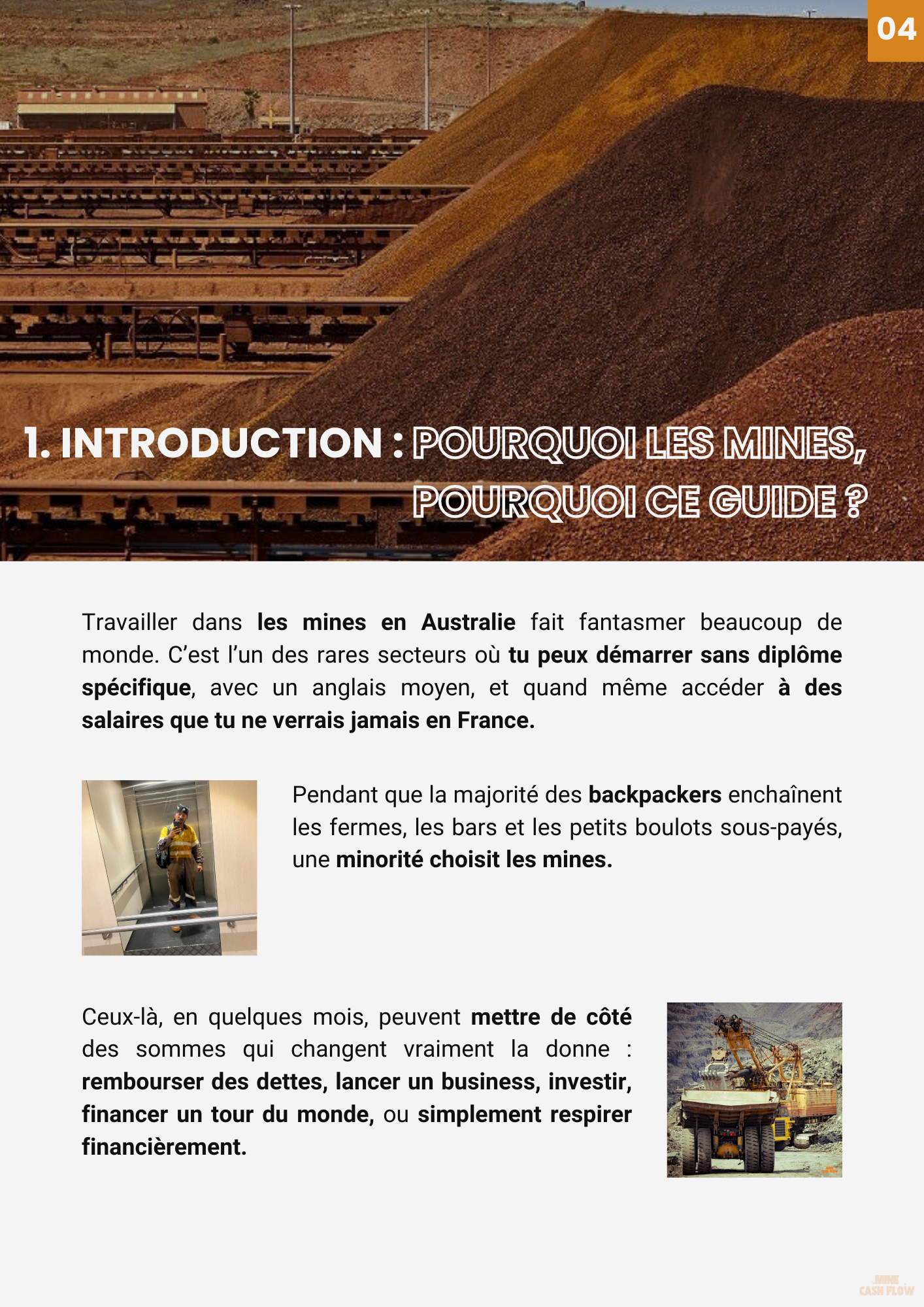 Guide - Mine Cash Flow