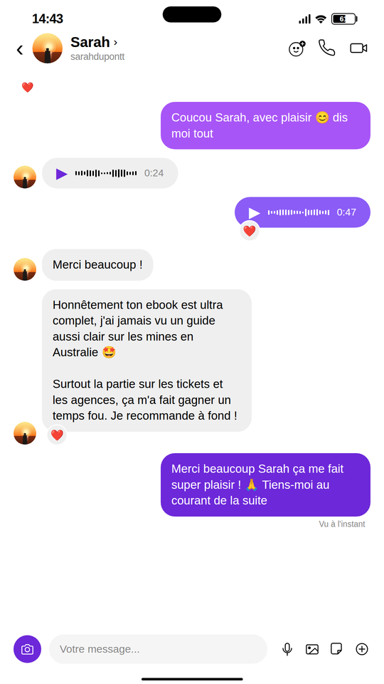 Capture témoignage